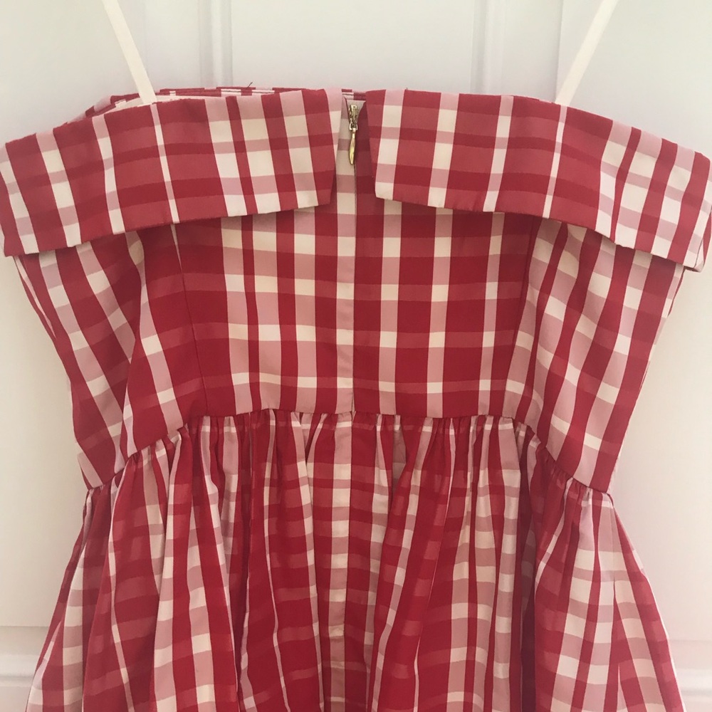 New VINEYARD VINES Multi Scale Gingham Strapless DRESS NWT - Picture 7 of 15